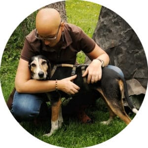 Steffi Böhner von Harmonic Dogs Bayreuth mit ihrer Hündin